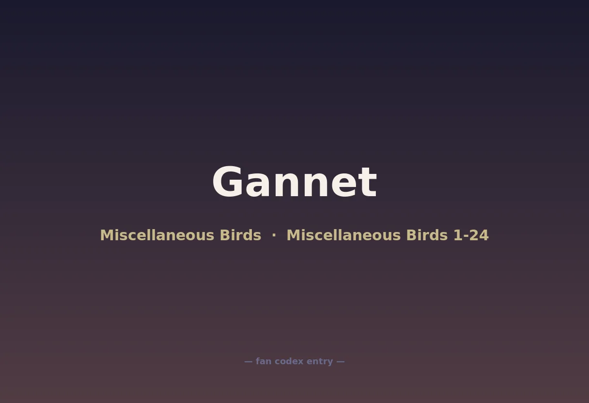 Gannet