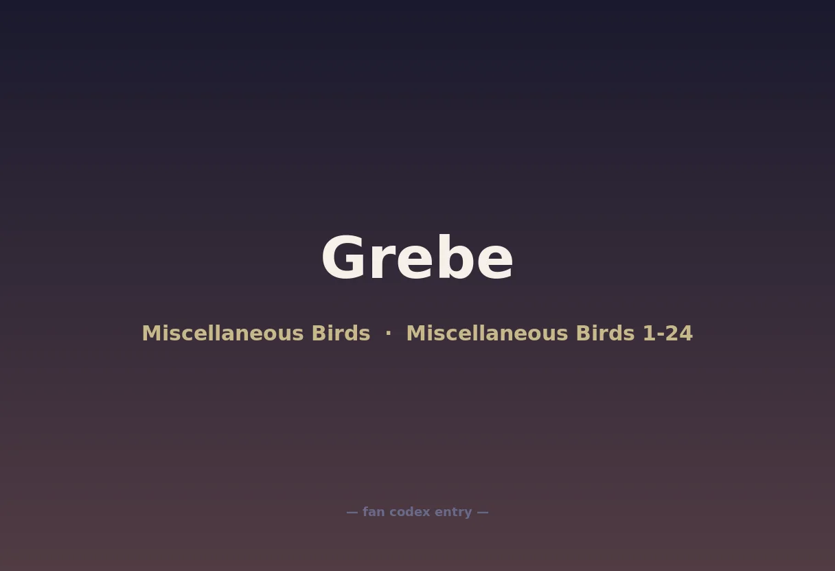 Grebe