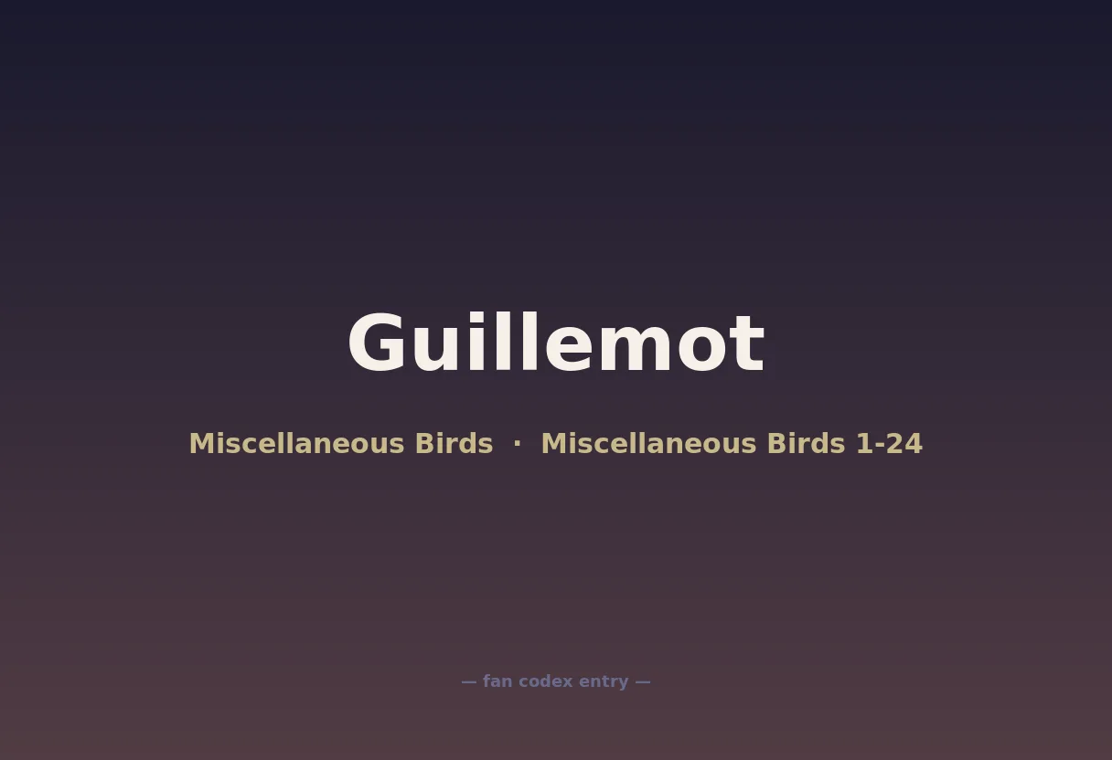 Guillemot