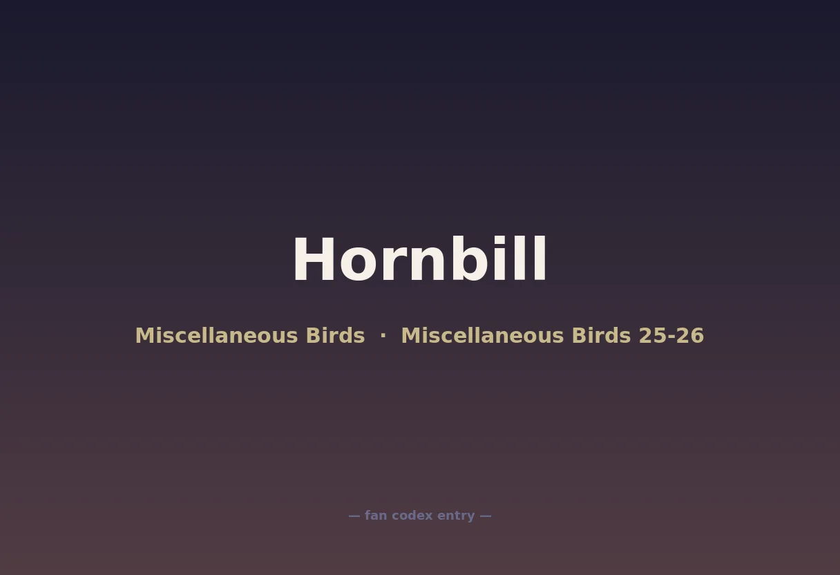 Hornbill